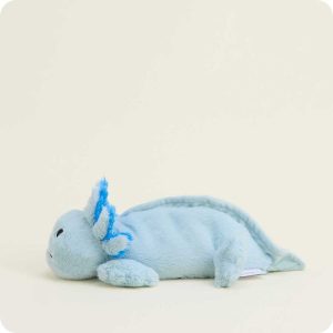 Blue Axolotl Warmies Junior