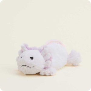 Pink Axolotl Warmies Junior