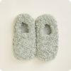 Curly Sage Green Slippers Warmies®