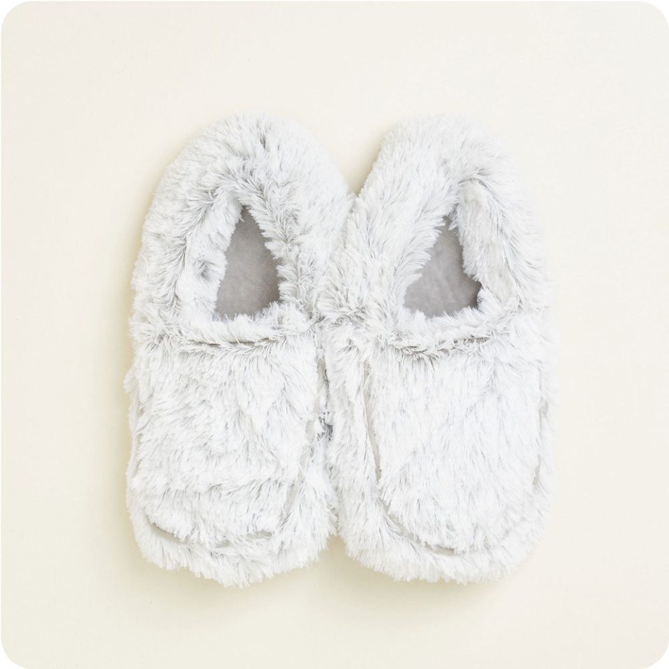 Marshmallow Gray Slippers Warmies®