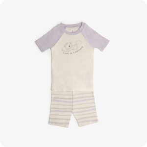 Marshmallow Bear Shorties Pajamas