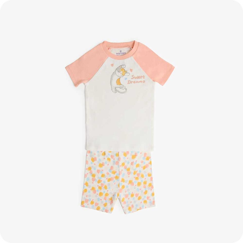 Calico Cat Shorties Pajamas